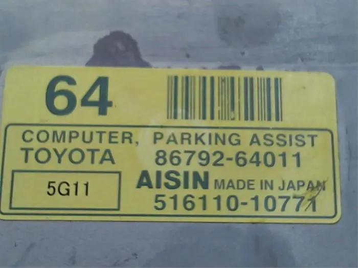 Komputer pokladowy Toyota Corolla Verso